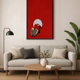 999Store Red & Black 1 Piece Canvas Other Wall Paintings-image-8