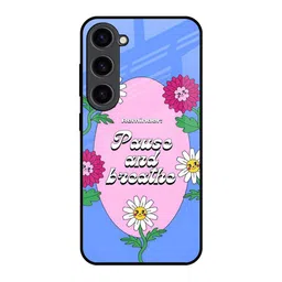 QRIOH Floral Printed Samsung Galaxy S23 Silicone Back Case-picture-24