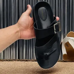 FABBMATE Men Ethnic PU Comfort Sandals-image-23