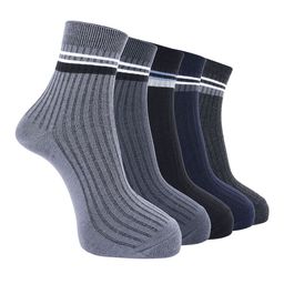 Dollar Men Pack of 5 Free Size Ankle Length Cotton Socks-image-101