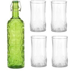 SOMIL Green Glass Airtight Can Bottle-image-46