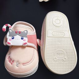 SooWoo Kids Cotton Cat Sneakers-36