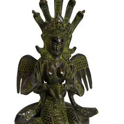 Exotic India Black Religious Figurine Showpiece-image-62