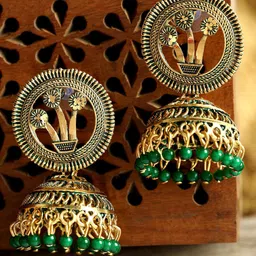 Anouk Contemporary Jhumkas Earrings-image-70