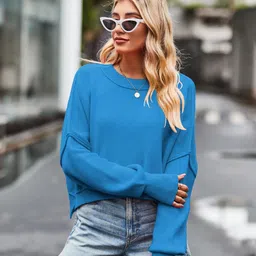 StyleCast Women Round Neck Pullover Sweaters-picture-34
