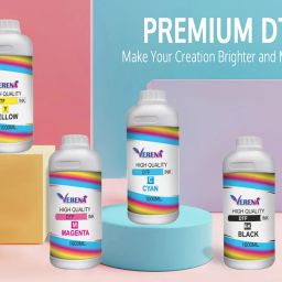 verena DTF Pigment Ink Suitable for All Direct to Flim Printer Versatile Also 4 multi+ White Ink Bottle image 3