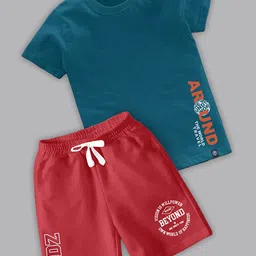 BAESD Boys Printed T-shirt with Shorts-image-68