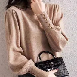 StyleCast Women Solid Cotton Long Sleeves Turtle Neck Pullover Sweaters-picture-28