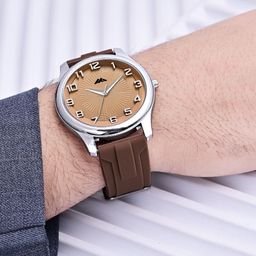 DOUBLERUN Men Dial & Bracelet Style Straps Analogue Multi Function Watch H05NMT-54 image 3