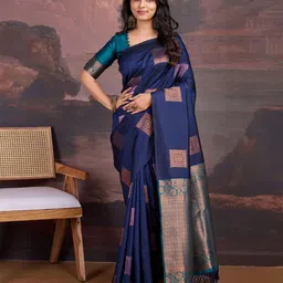 House of Pataudi Woven Design Sarees-39