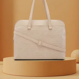 Caprese Women Textured Laptop Bag-38