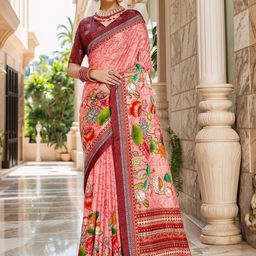 Anouk Rustic Floral Saree-image-60