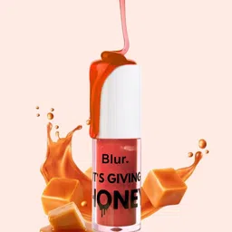 BLUR INDIA It's Giving Honey Juicy Lip Oil With Hyaluronic Acid3.5ml Caramel (Warm Brown-48