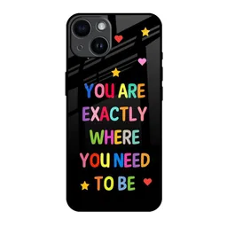 QRIOH Typography Printed iPhone 14 Back Case Mobile Accessories-image-61