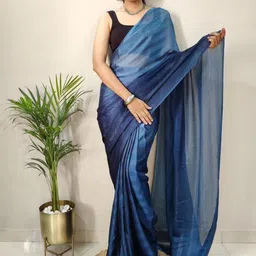 V3 FASHION STUDIO Pure Chiffon Ready to Wear Saree-picture-1