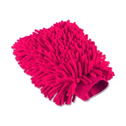 Aura Pink Double Sided Car Washing Gloves-44
