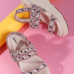 Denill Synthetic Leather Open Toe Platform Heels-picture-47