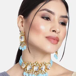 Anouk Kundan Studded & Beaded Jewellery Set-13