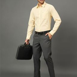 THE BEETEL HOUSE Standard Slim Fit Spread Collar Cotton Shirt-picture-15