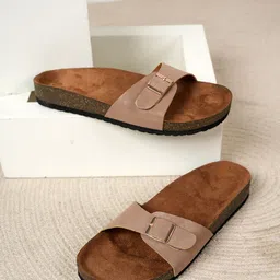 MOZAFIA Women Core with Buckles Flats-35