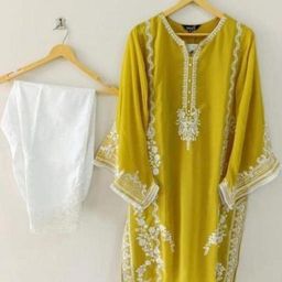 Georgette Women Kurti With Bottomwear-image-37