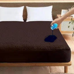 Doristyle Brown 120 GSM Waterproof Mattress Protector-picture-20