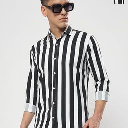 YOUTH FIRST Men Pack Of 2 Striped Wrinkle Free Casual Shirt-image-68