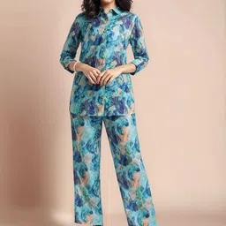 Anouk Wmen Printed Shirt-Collar Co-Ords-image-92