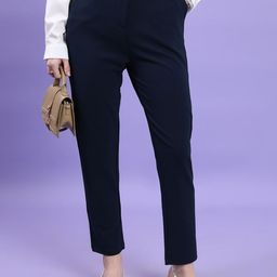 Tokyo Talkies Women Slim Fit Trousers-image-44