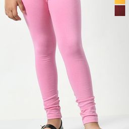 KAYU Girls Pack Of 3 Ankle-Length Lenggings-image-95