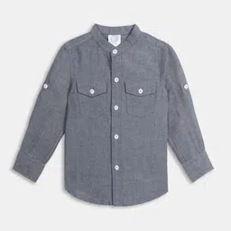 YK Boys Classic Opaque Casual Shirt-picture-15