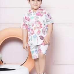 KAVYA FASHION Pink Cotton Blend Clothing Set-image-86