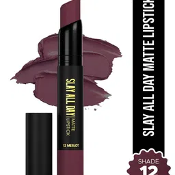 Hilary Rhoda Slay All Day Matte Lipstick - Merlot 12-12