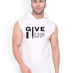 FABSTIEVE Abstract Printed Hooded Gym Vest-image-81