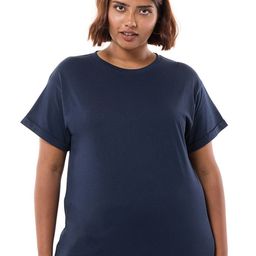 Bewakoof Plus Women Pure Cotton T-shirt-image-56