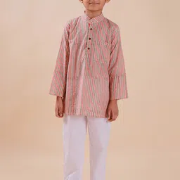 Sangria Boys Printed Pure Cotton Straight Kurtas-picture-29