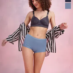 DressBerry Women Pack of 3 Multi-Colored Hipster Briefs DRM-DB-PAN06A-image-38