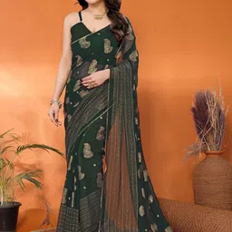 LeeliPeeri Designer Ethnic Motifs Zari Poly Georgette Designer Saree-picture-47