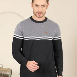 COBB Men Striped Pullover Sweater-image-65