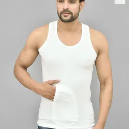 UNDERLOOP Pack Of 2 Pure Cotton Basic Vests wpktrn2-85-image-48
