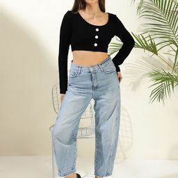 Kotty Women Solid Scoop Neck Top-picture-12