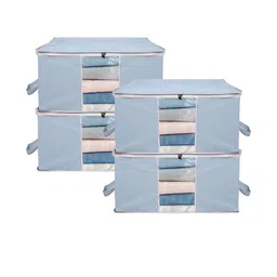 AMAK INC Grey Fabric Wardrobe Organisers-33