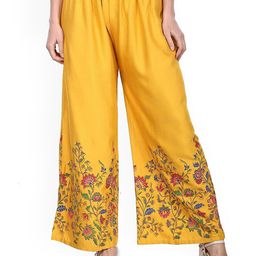 SRISARAS Women Floral Printed Cotton Palazzos-image-21