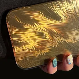 Luxury Kase Abstract Printed iPhone 15 Pro Max Back Case Mobile Accessories image 4