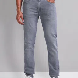 AD By Arvind Men Skinny Fit Low Distress Light Fade Jeans-image-94