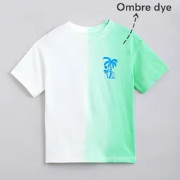 Hopscotch Boys White Cotton Tshirts-picture-24