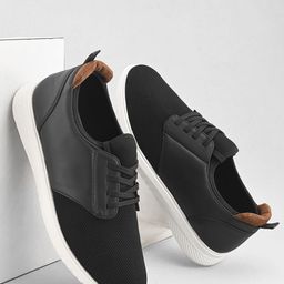 The Roadster Lifestyle Co Men Lace-Up Solid Sneakers-17