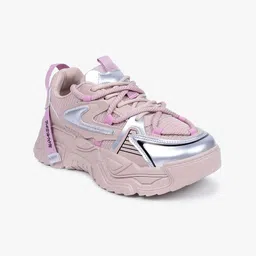 OZZOH Women Colourblocked Lace-Ups Sneakers-image-82