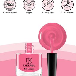 METABU Set Of 4 Nail Lacquer - 8 ml Each- Coral-Imperia-Bam-Hibiscus image 4