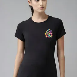 TRENDSATTIRE Women Graphic Printed Round Neck T-shirt-image-8